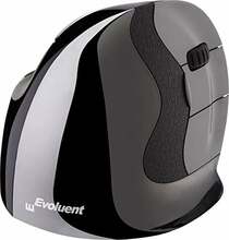 Juhtmevaba hiir Evoluent VerticalMouse D, hõbe/must