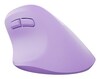 Vertikaalne hiir Natec Crake 2 Wireless BT 5.2 + 2.4GHz, lilla
