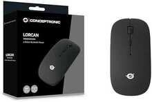 Conceptronic LORCAN01B, Bluetooth, optiline hiir, 1600 DPI, must