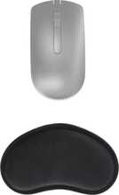 OEM ergonoomiline randmepadi, 130 x 78 x 25 mm, must