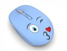 Hiir Inca Weeny Emoji USB-A, 1200 DPI, sinine