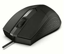 Rebeltec Focus USB optiline hiir, 1200 DPI, must
