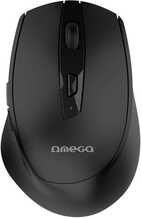 Hiir Omega OMC529RWB, juhtmevaba, must