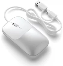 Hiir Satechi Slim LX, juhtmega, hõbe