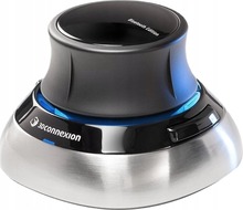 3Dconnexion SpaceMouse Wireless, must/hõbe