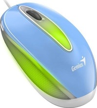 Hiir Genius DX-Mini, juhtmega, sinine, 1000 DPI, RGB valgustus