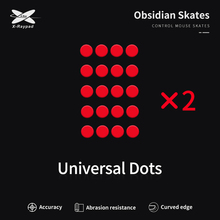 Hiirepadjad X-Raypad Obsidian Skates Universal Dots, 40 tk, punased