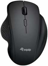 Juhtmevaba hiir Equip Komfortmaus Wireless Dual Mode 6Btn, must