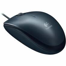 Hiir Logitech M100, juhtmega, must/hall
