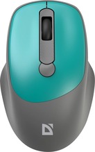 Juhtmevaba hiir Defender FEAM MM-296, türkiissinine, 1600 DPI