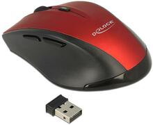 Hiir Delock 12493, ergonoomiline, juhtmevaba, 2.4GHz, paremakäeline, 1600 DPI