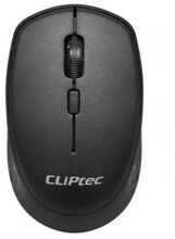 Cliptec Innomax RZS869, juhtmevaba optiline hiir, 1600 DPI, must