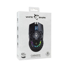 Hiir White Shark GM-5018 Caradoc, RGB, 7200 dpi, must