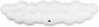 Randmetugi klaviatuurile White Shark KP-012 Cumulus Cloudy, valge