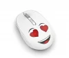 Hiir Inca Weeny Emoji USB-A, 1200 DPI, valge