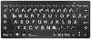Klaviatuur LogicKeyboard XL-Print, White on Black, DE, PC/BT