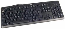 Klaviatuur HP 672647-083, USB, taani, must