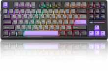Klaviatuur Magegee Light87, Dark Purple, RGB, Blue Whale Switch, US