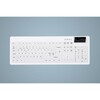 Klaviatuur Cherry Hygiene Smart Card Desktop, USB, must/valge