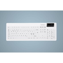 Klaviatuur Cherry Hygiene Smart Card Desktop, USB, must/valge