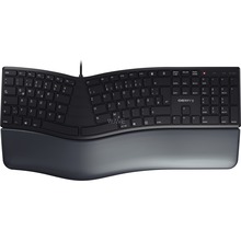 Klaviatuur Cherry KC 4500 Ergo, DE, must