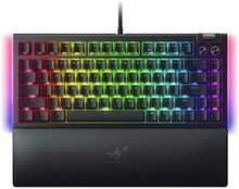 Razer BlackWidow V4 75 prots. juhtmega mehaaniline klaviatuur, must