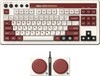 Mehaaniline klaviatuur 8BitDo Retro Fami Edition, Kailh Box, US, valge/punane