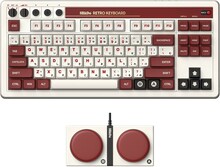 Mehaaniline klaviatuur 8BitDo Retro Fami Edition, Kailh Box, US, valge/punane