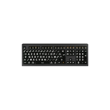 Klaviatuur LogicKeyboard XL-Print Astra 2, FR, valge mustal