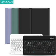 Klaviatuur USAMS Winro, iPad Air 10.9, valge, lilla kate, IP109YRU03