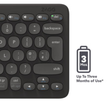 ZAGG Pro Keyboard, 12 tolli, Nordic, Charcoal