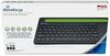Klaviatuur MediaRange MROS131, Bluetooth, QWERTZ, must/roheline