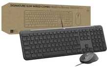 Klaviatuuri ja hiire komplekt Logitech Combo MK620, USB-C, graphite