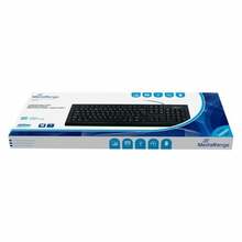 Klaviatuur MediaRange MROS101-FR, USB, AZERTY, must