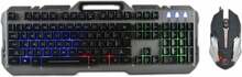 Klaviatuuri ja hiire komplekt Rebeltec Interceptor, juhtmega, US, must/hall