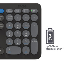 ZAGG Pro Keyboard 17 klaviatuur, täissuuruses, Nordic, must