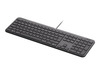 Klaviatuur Logitech Wired Keyboard K620, PAN, grafiit