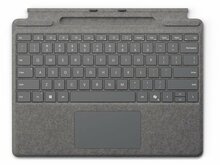 Microsoft Surface Pro klaviatuur, pliiatsihoidjaga, plaatina