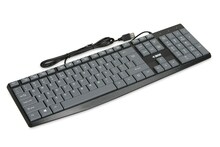 iBOX Eris USB klaviatuur, hall/must