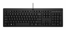 Klaviatuur HP 125 G2, USB, must