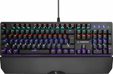 Klaviatuur Rampage KB-R86 Umbra, Blue Switch, must