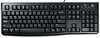 Logitech K120, juhtmega, EN/RU, must