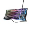 Trust GXT 798 2-in-1 klaviatuuri ja hiire komplekt, must, US