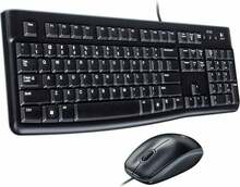 Klaviatuuri ja hiire komplekt Logitech MK120, EN, must