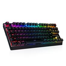 Mehaaniline klaviatuur Modecom Volcano Lanparty RGB, Outemu Blue, US, must/valge