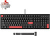 Klaviatuur Keychron Lemokey X3, US, Linear Red Switches, must