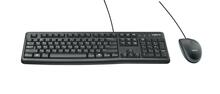 Klaviatuuri ja hiire komplekt Logitech MK120, juhtmega, must