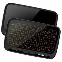 Klaviatuur Fusion Accessories H18+, juhtmevaba, must