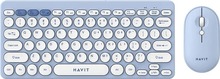 Havit KB279GCM, juhtmevaba 2-in-1 mängurikomplekt klaviatuur ja hiir, sinine