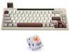 Klaviatuur Epomaker RT65, Wisteria Linear Switches, valge/hall